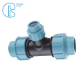 Plumbing Plastic PP Compression Pipe Fitting Elbow Tee Top Quality Factory Supply